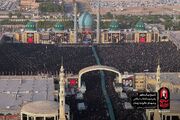 وداع در حریم کریمه؛ خیابان‌های جمکران مملو از عاشقان رهبر شهید انقلاب