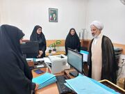 رئیس کل دادگستری خراسان شمالی در بازدید از مجتمع‌های خانواده و شورای حل اختلاف بجنورد با مراجعان دیدار کرد