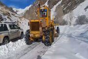 برف‌روبی ۱۵۰۰ کیلومتر باند رفت و برگشت از محورهای مواصلاتی چهارمحال و بختیاری