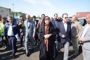 وزیر راه و شهرسازی از مجتمع بندری شهید رجایی بازدید کرد