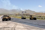 ویدیو|مراحل پایانی نقطه تبادل کنارگذر اراک با محور اراک-شازند