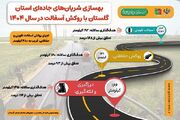 اطلاع‌نگاشت| بهسازی شریان‌های جاده‌ای استان گلستان با روکش آسفالت در سال ۱۴۰۴
