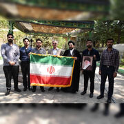 آیین اهتزاز پرچم پرافتخار ایران اسلامی در دانشگاه خوارزمی(پردیس تهران) برگزار شد