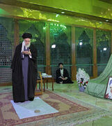 حضور امروز رهبر معظم انقلاب در حرم مطهر امام خمینی(ره)