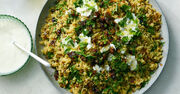 Pantry-Friendly Persian Lentil Rice With Dates