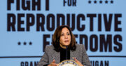 Kamala Harris Visits Abortion Clinic, in Historic First