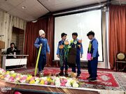 تجلیل از برگزیدگان تئاتر درسی و خبرنگاران پانا در ساوجبلاغ