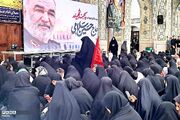 مراسم سالگرد سردار سلامی در مصلی حرم حضرت عبدالعظیم