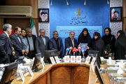 آیین بزرگداشت اولین سالگرد شهدای فرهنگی و دانش آموز دفاع مقدس ۱۲ روزه