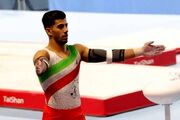 ژیمناستیک هنری قهرمانی آسیا؛ الفتی به نشان برنز رسید+عکس