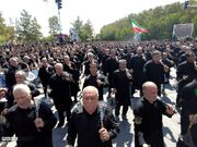 آیین زنجیرزنی هشتم محرم در ابرکوه
