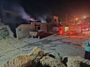 آتش‌سوزی در قشرآباد رخ، هزار بسته کاه را به خاکستر تبدیل کرد