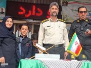 تجلیل از حافظان نظم و امنیت در دبستان فرهنگ شهرستان قدس