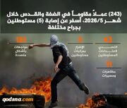 243 عملیات مقاومتی در ماه مه گذشته/ ثبت میانگین بیش از 8 عملیات در هر روز+ عکس