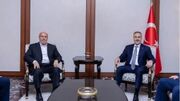 دیدار رئیس دفتر سیاسی حماس با وزیر خارجه ترکیه