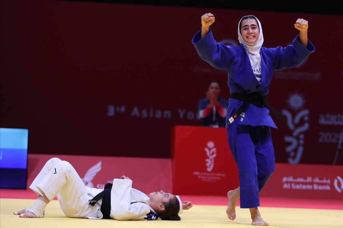 طلای تاریخی دختر جودوکار ایران در بازیهای آسیایی جوانان