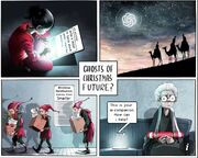 این کاریکاتور شما را به فکر فرو خواهد برد/ کریسمس در عصر چت‌جی‌پی‌تی