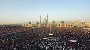 سیل عزاداران در قم؛ بدرقه باشکوه رهبر شهید از جمکران تا حرم حضرت معصومه(س)