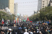 برگزاری آیین جاماندگان اربعین حسینی در مسیر میدان بسیج تا حرم رضوی