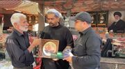 تجلیل خادم‌یاران کرمان از موکب‌داران عراقی در مسیر اربعین