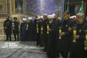 آیین شام غریبان امام رضا (ع) با حضور تولیت آستان قدس رضوی، جمعی از مسئولان و زائران برگزار شد