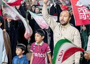 مشق نماز زیر آسمان مشهد