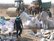 امحای نیم تن مواد غذایی فاسد در نیشابور