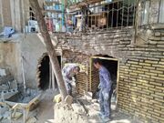 اجرای مرحله دوم مرمت سرای تاریخی مستوفی نیشابور