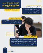 تغییرات جدید کنکور ۱۴۰۵ و ۱۴۰۷ ابلاغ شد / نحوه تاثیر معدل در کنکور + جزییات