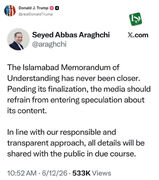 یک روز پس از سکوت داخلی، عراقچی برای رفع نگرانی ترامپ ظاهر شد!