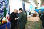 پاسداران نمونه و جانبازان در سپاه قمربنی هاشم تجلیل شدند
