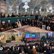 مراسم گرامیداشت چهلم شهدای فتنه دیماه در حرم مطهر رضوی برگزار شد