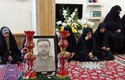 دیدار جامعه حوزوی با خانواده شهید مالک رحمتی