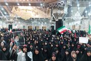 مراسم یادبود خانواده رهبر انقلاب برگزار شد