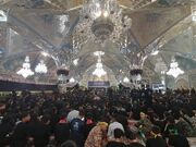 طنین «احلی من العسل» در رواق امام خمینی حرم رضوی