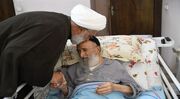 عیادت مدیر حوزه خراسان از استاد راشد یزدی