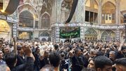 دارالمومنین کاشان در سوگ تاسوعای حسینی + فیلم