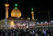حرم مطهر شاهچراغ میزبان مراسمات سوگواری امام شهید