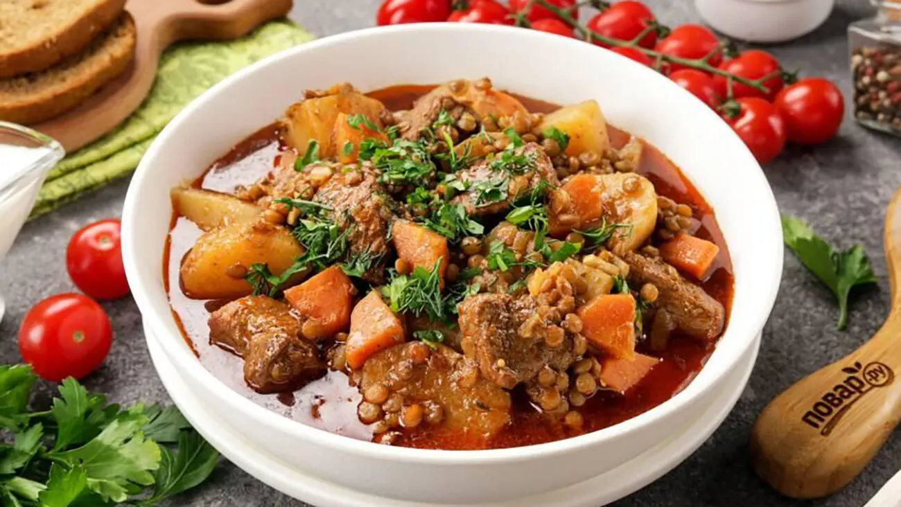 آبگوشت عدس؛ غذای سنتی برای روزهای سرد