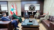 دیدار سفیر ایران با وزیر دفاع و فرمانده ارتش لبنان