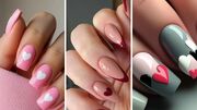 ایده های شیک دیزاین ناخن قلبی برای دختران خاص
