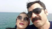 فیلم/ قصه عشق 20 سالگی رویا میرعلمی بازیگر سریال دلدادگان و همسر سیبیلویش: من محو سیگار کشیدن همسرم شدم