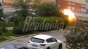 انفجار خودروی بمب‌گذاری شده در مسکو + فیلم