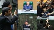 ماجرای تهدید شهید لاریجانی توسط احمدی نژاد / سبد گل حدادعادل برای لاریجانی به چه مناسبت بود؟
