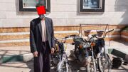 پایان سرقت‌های موتورسیکلت با لباس محلی/ سارق متواری در پیشوا دستگیر شد