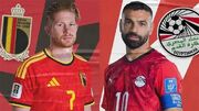 ساعت بازی دو تیم بلژیک و مصر در جام جهانی 2026