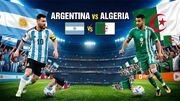 ساعت بازی آرژانتین و الجزایر در جام جهانی 2026