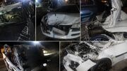پایان تلخ تصادف زنجیره‌ای در ایلام/ جسد راننده پژو 405 صبح روز بعد پیدا شد