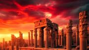 فیلم نادر از تخت‌ جمشید پیش از بیرون آمدن از زیر خاک