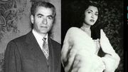 سفر در زمان / عکس های زیر خاکی از عروسی فاطمه پهلوی خواهر محمدرضا پهلوی با لباس عروس ابریشمی در روز خاکسپاری رضا خان پدرش در ایران